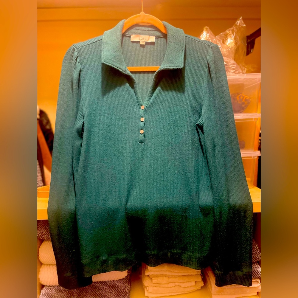 Green Knit Loft shirt